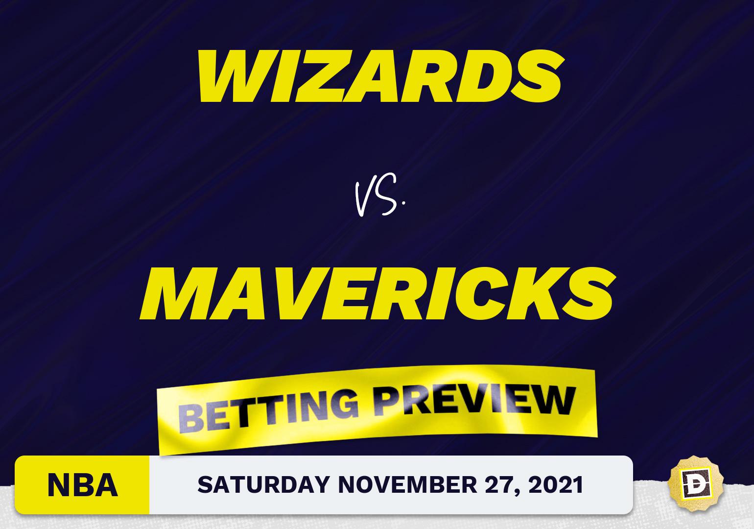 Wizards vs. Mavericks Predictions and Odds - Nov 27, 2021