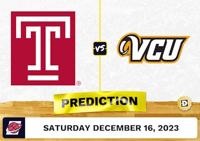 Temple vs. Virginia Commonwealth Prediction, Odds, Picks for College Basketball Saturday [12/16/2023]