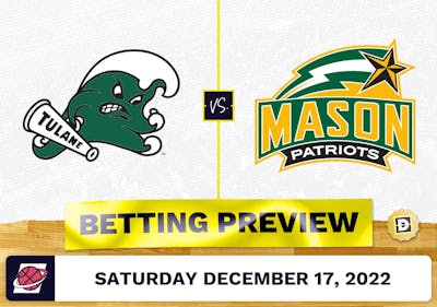 Tulane vs. George Mason CBB Prediction and Odds - Dec 17, 2022