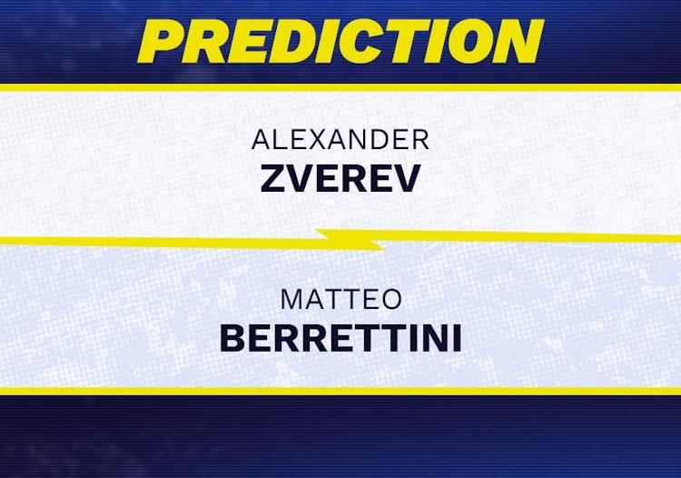 Alexander Zverev vs Matteo Berrettini Tennis Prediction.