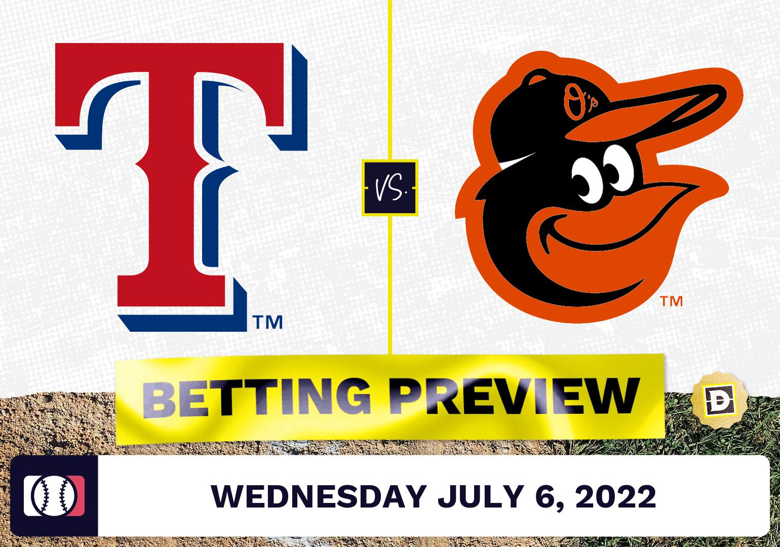 Rangers vs. Orioles Prediction and Odds - Jul 6, 2022
