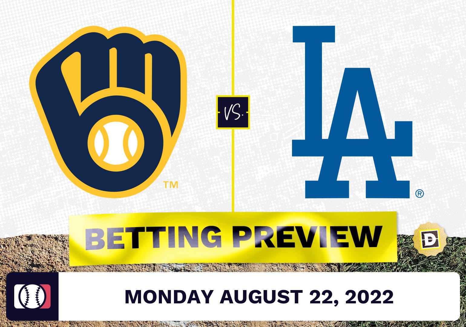 Brewers vs. Dodgers Prediction and Odds - Aug 22, 2022