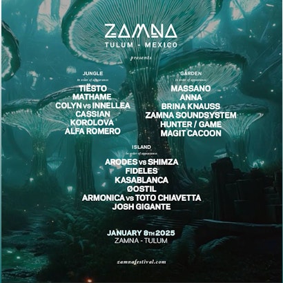 Tiesto Tulum 2025 @ Zamna Festival Tulum