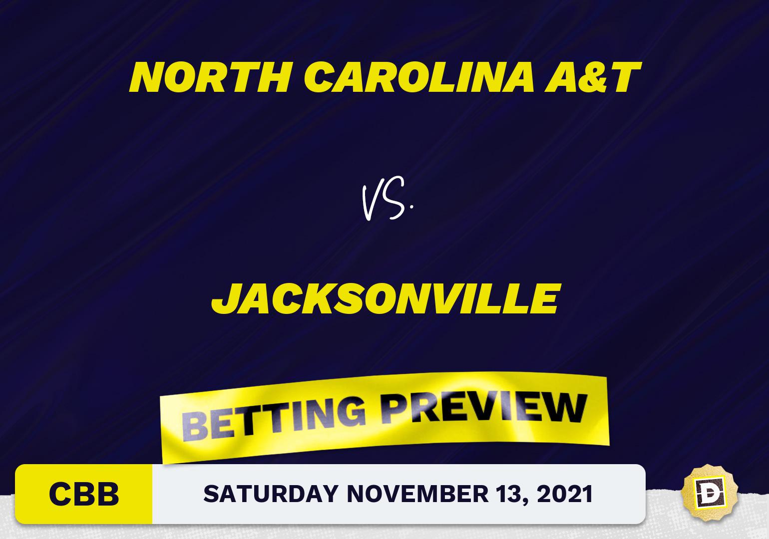 North Carolina A&T vs. Jacksonville CBB Predictions and Odds - Nov 13, 2021