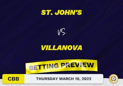 St. John's vs. Villanova CBB Predictions and Odds - Mar 10, 2022