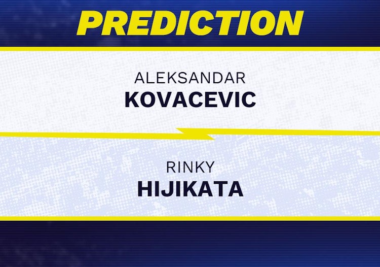 Aleksandar Kovacevic vs Rinky Hijikata Tennis Prediction.