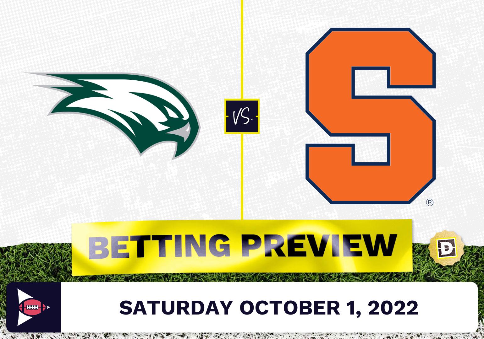 Wagner vs. Syracuse CFB Prediction and Odds - Oct 1, 2022