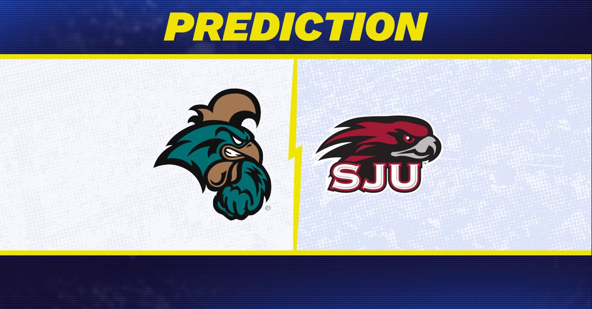 Coastal Carolina vs. Saint Joseph's (PA) prediction: Saint Joseph's (PA) favored to win men's college basketball matchup [12/22/2025]
