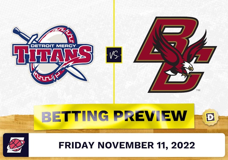 Detroit Mercy vs. Boston College CBB Prediction and Odds - Nov 11, 2022