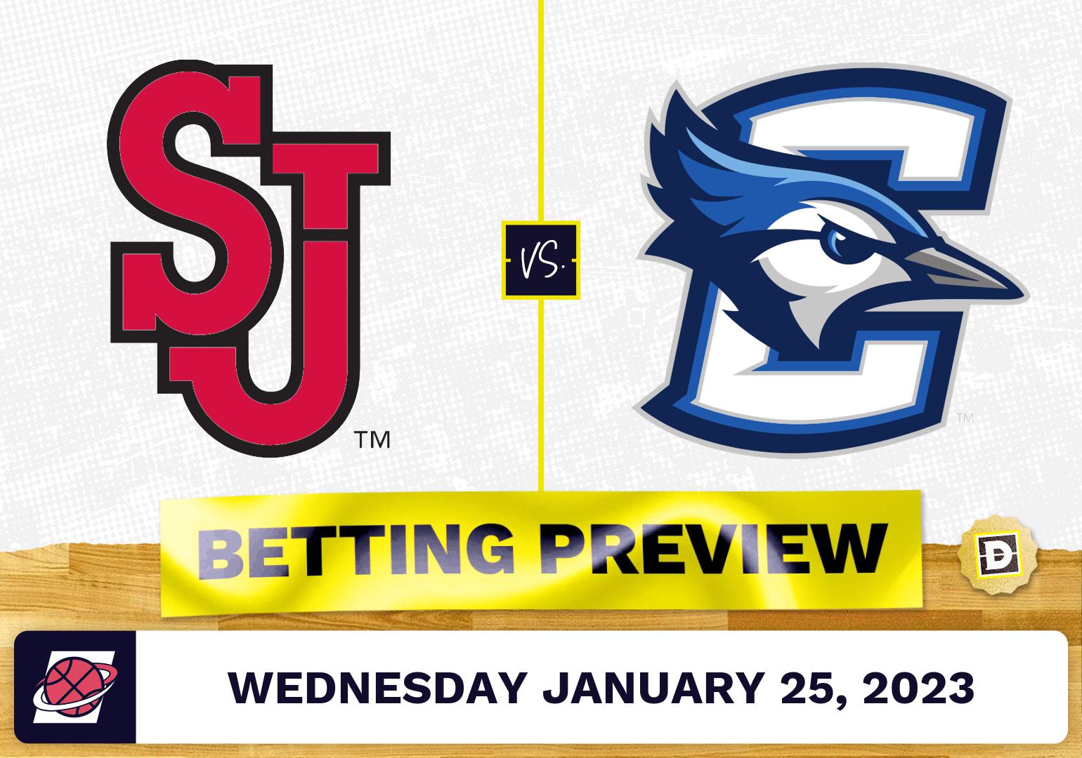 St. John's Vs. Creighton CBB Prediction And Odds - Jan 25, 2023