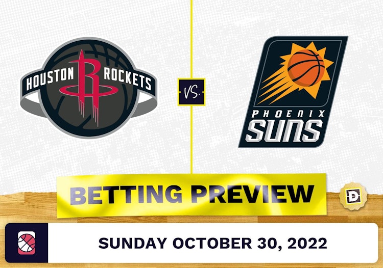 Rockets vs. Suns Prediction and Odds - Oct 30, 2022