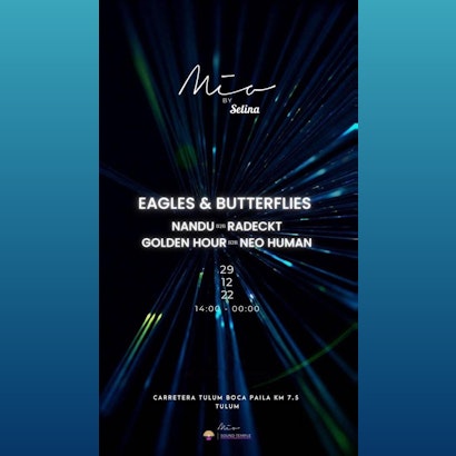 Eagles and Butterflies @ Mia Beach Club Tulum