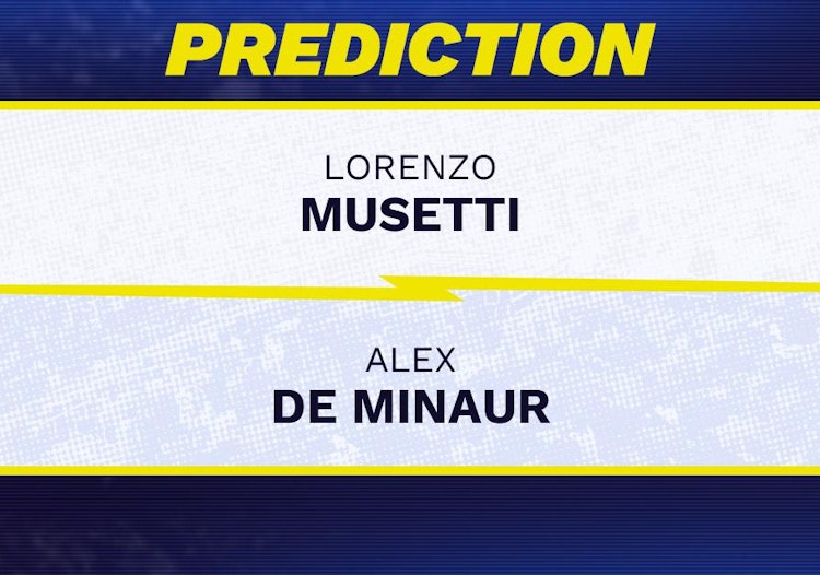 Lorenzo Musetti vs Alex de Minaur Tennis Prediction.