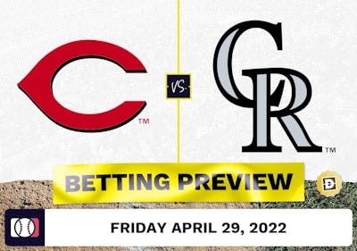 Reds vs. Rockies Prediction and Odds - Apr 29, 2022