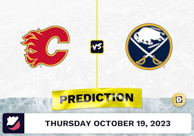 Flames vs. Sabres Prediction and Odds - October 19, 2023