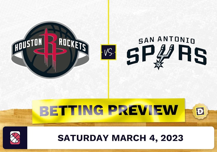 Rockets vs. Spurs Prediction and Odds - Mar 4, 2023