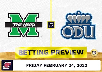 Marshall vs. Old Dominion CBB Prediction and Odds - Feb 24, 2023