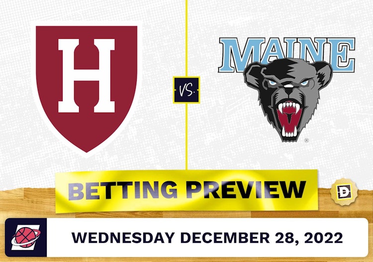 Harvard vs. Maine CBB Prediction and Odds - Dec 28, 2022