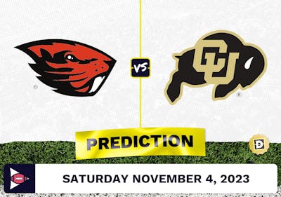 Oregon State vs. Colorado CFB Prediction and Odds - November 4, 2023