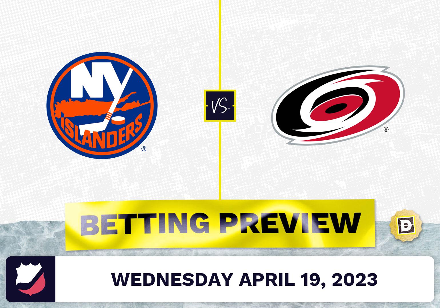 Islanders Vs. Hurricanes Prediction And Odds - Apr 19, 2023