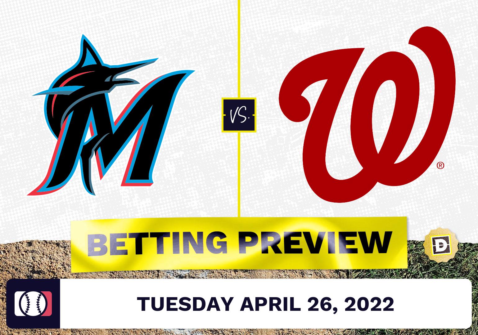 Marlins vs. Nationals Prediction and Odds - Apr 26, 2022