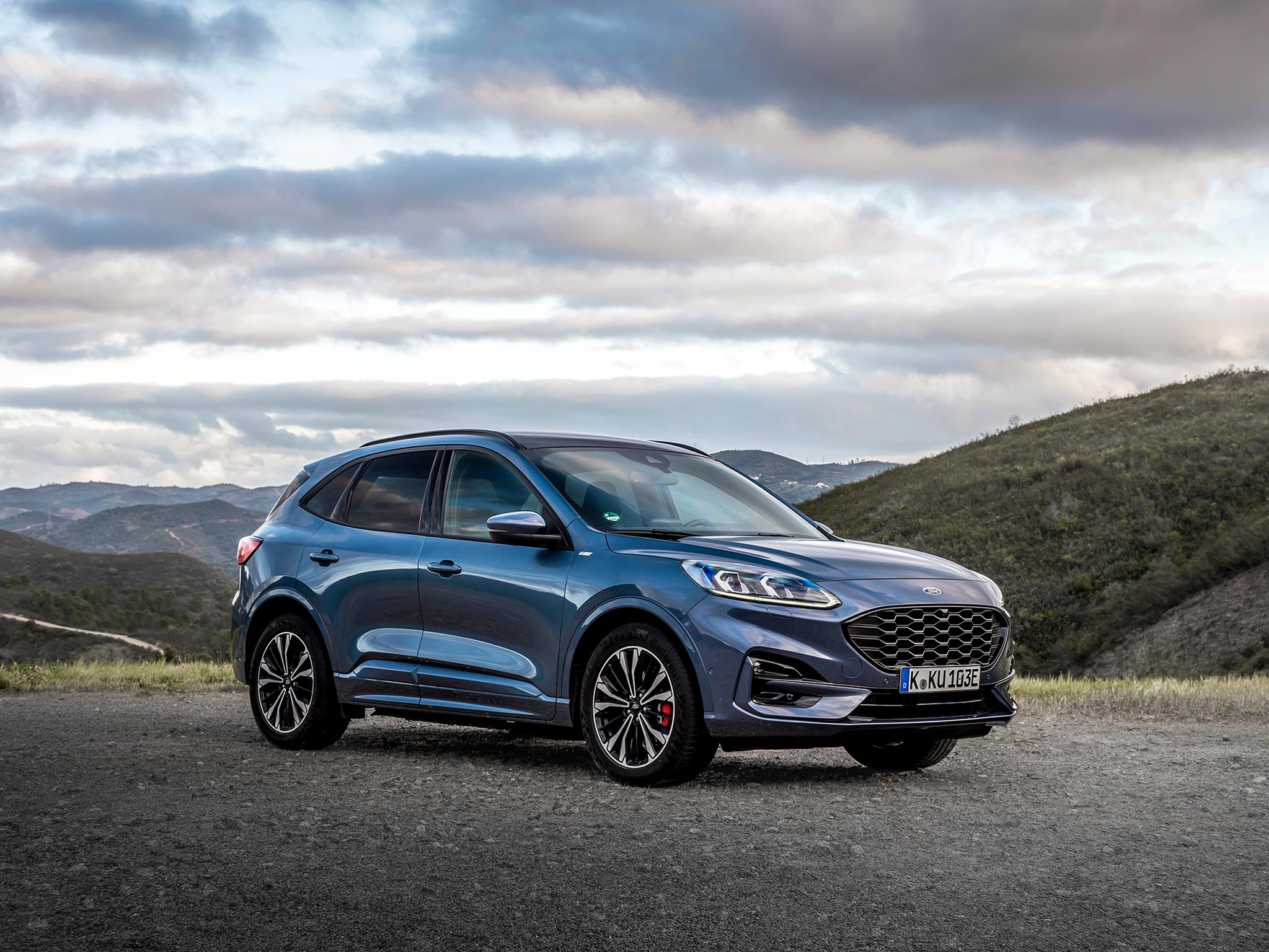 Ein Ford Kuga Plug-in-Hybrid.