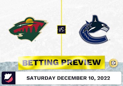 Wild vs. Canucks Prediction and Odds - Dec 10, 2022