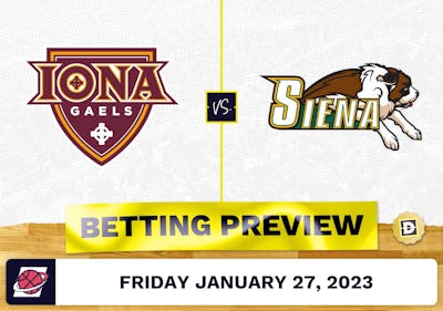 Iona vs. Siena CBB Prediction and Odds - Jan 27, 2023