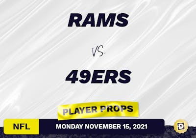 Rams vs. 49ers Projected Player Stats - Nov 15, 2021