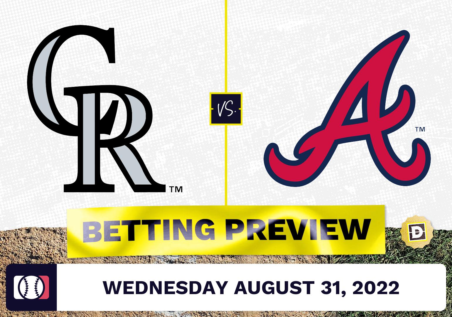 Rockies vs. Braves Prediction and Odds - Aug 31, 2022