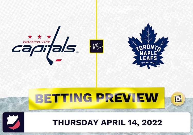 Capitals vs. Maple Leafs Prediction and Odds - Apr 14, 2022