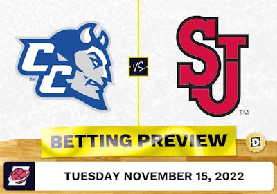 Central Connecticut State vs. St. John's CBB Prediction and Odds - Nov 15, 2022