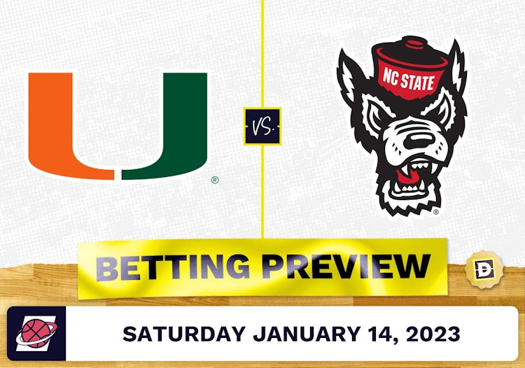 Miami (FL) vs. North Carolina State CBB Prediction and Odds - Jan 14, 2023