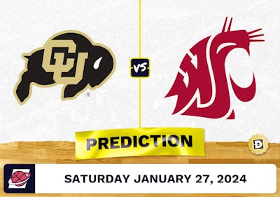 Colorado vs. Washington State Prediction, Odds, College Basketball Picks [1/27/2024]