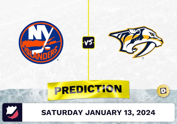 NY Islanders vs. Nashville Predators Prediction, Odds, NHL Picks [1/13/2024]