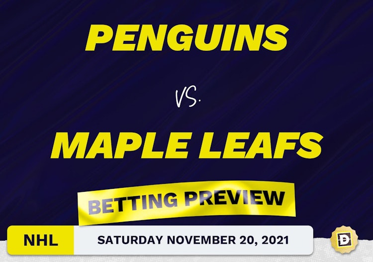 Penguins vs. Maple Leafs Predictions and Odds - Nov 20, 2021