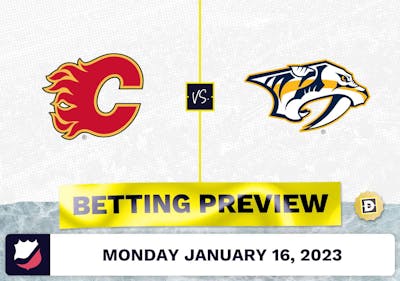 Flames vs. Predators Prediction and Odds - Jan 16, 2023
