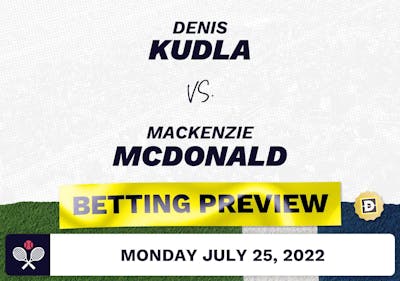 Denis Kudla vs. Mackenzie McDonald Predictions - Jul 26, 2022