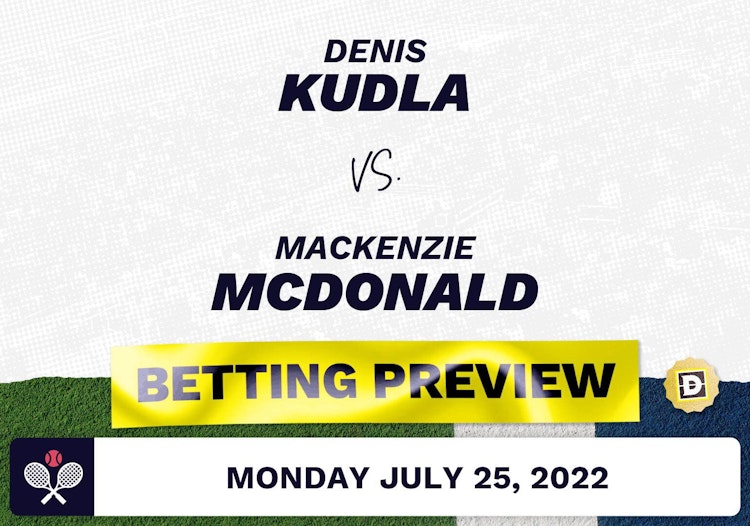 Denis Kudla vs. Mackenzie McDonald Predictions - Jul 26, 2022