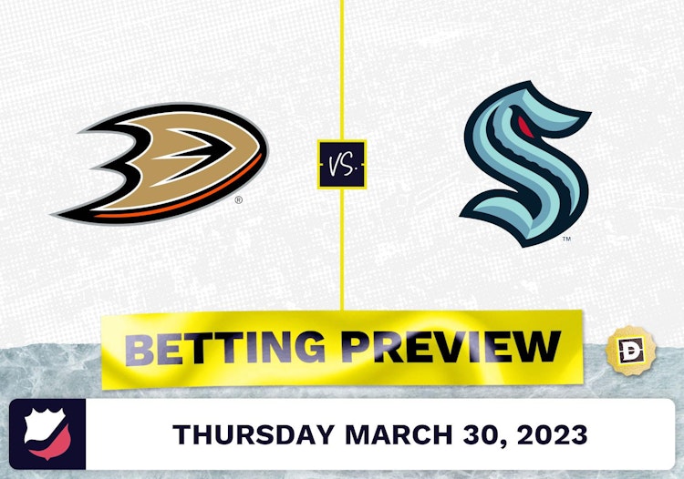 Ducks vs. Kraken Prediction and Odds - Mar 30, 2023