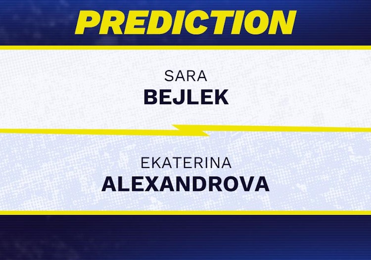 Sara Bejlek vs Ekaterina Alexandrova Tennis Prediction.