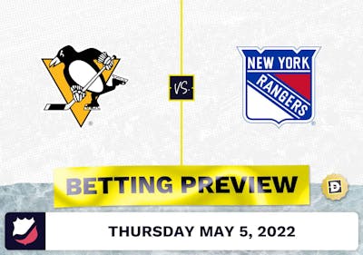 Penguins vs. Rangers Prediction and Odds - May 5, 2022