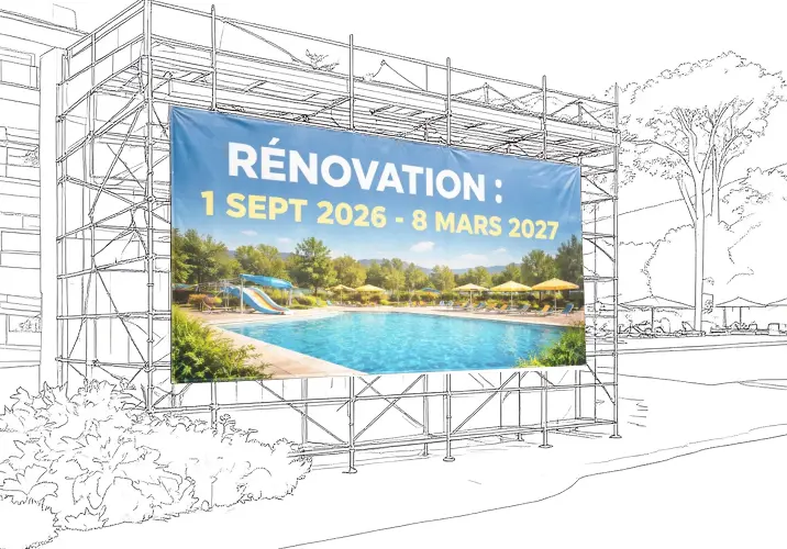 Bâche PVC enduite impression professionnelle