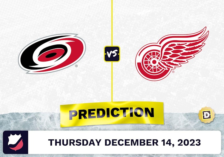 Carolina Hurricanes vs. Detroit Red Wings Prediction, Odds, Picks for NHL Thursday [12/14/2023]