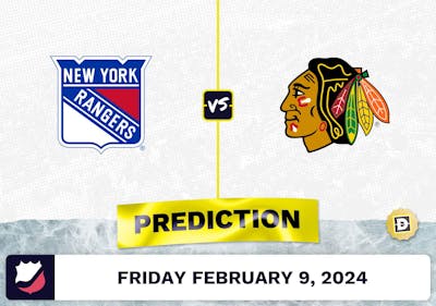 NY Rangers vs. Chicago Blackhawks Prediction, Odds, NHL Picks [2/9/2024]