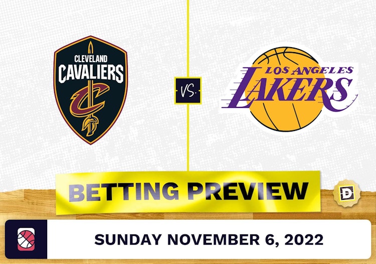 Cavaliers vs. Lakers Prediction and Odds - Nov 6, 2022