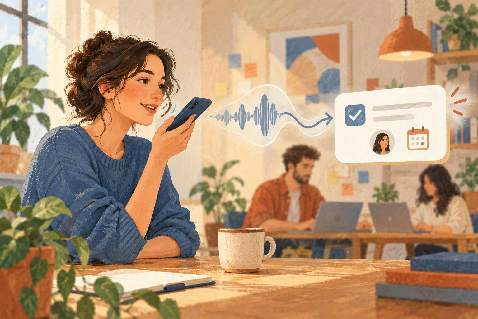 Voice tasks and AI: turn a short message into an actionable assignment