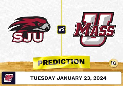 Saint Joseph's (PA) vs. Massachusetts Prediction, Odds, College Basketball Picks [1/23/2024]