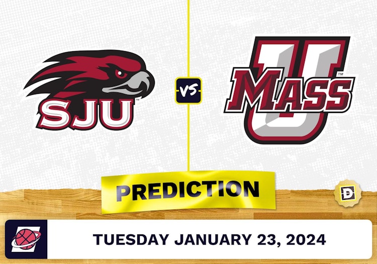 Saint Joseph's (PA) vs. Massachusetts Prediction, Odds, College Basketball Picks [1/23/2024]