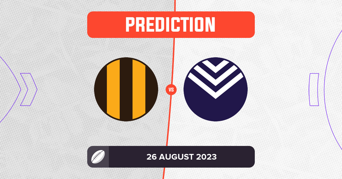 Hawthorn Vs Fremantle Prediction And Tips - AFL Round 24, 2023